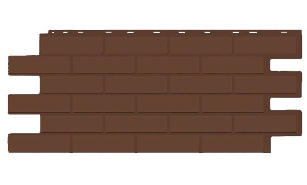 Фасадная панель T-Siding Кирпич Модерн Эко Браун купить в Ижевске