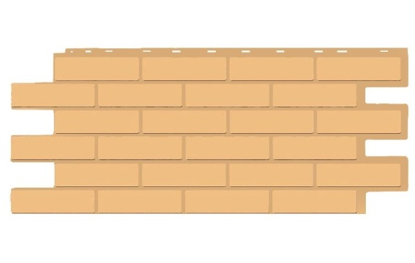 Фасадная панель T-Siding Кирпич Модерн Эко Крем купить в Ижевске