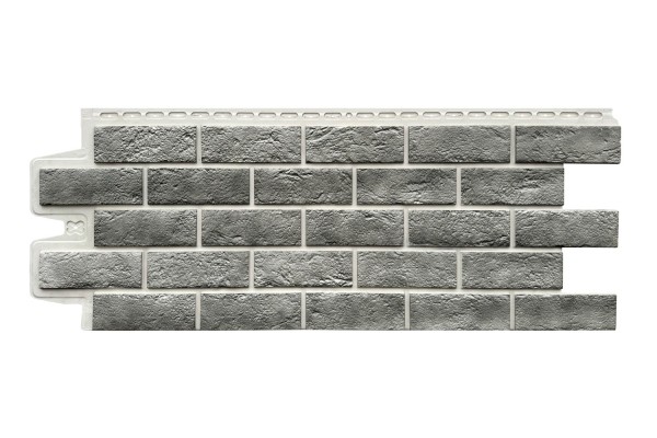 Фасадная панель Grand Line Состаренный кирпич Элит гранит, ШОВ белый купить в Ижевске