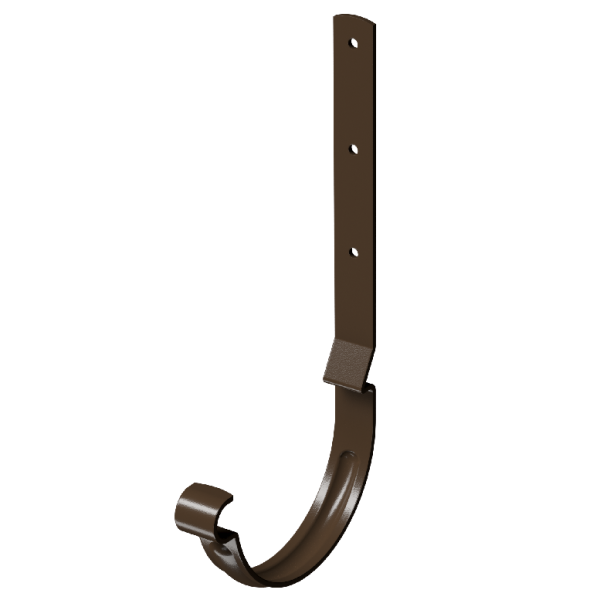 Карнизный крюк длинный D125 Döcke STAL PREMIUM Каштан, (RAL 8017) купить в Ижевске