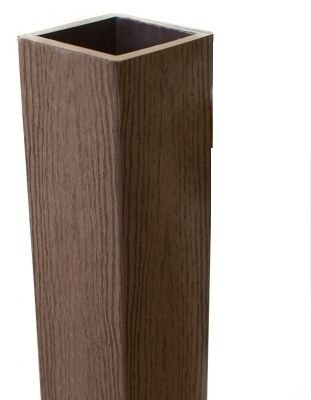 Столб опорный Woodvex Co-Extrusion Темно - Коричневый купить в Ижевске