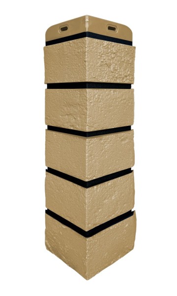 Угол Grand Line состаренный кирпич премиум Песочный (шов RAL 9005) купить в Ижевске