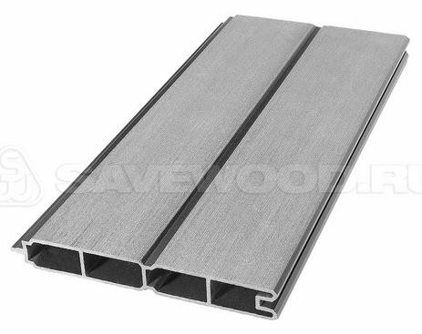 Заборный профиль из ДПК Savewood SW Agger матовый пепельный купить в Ижевске