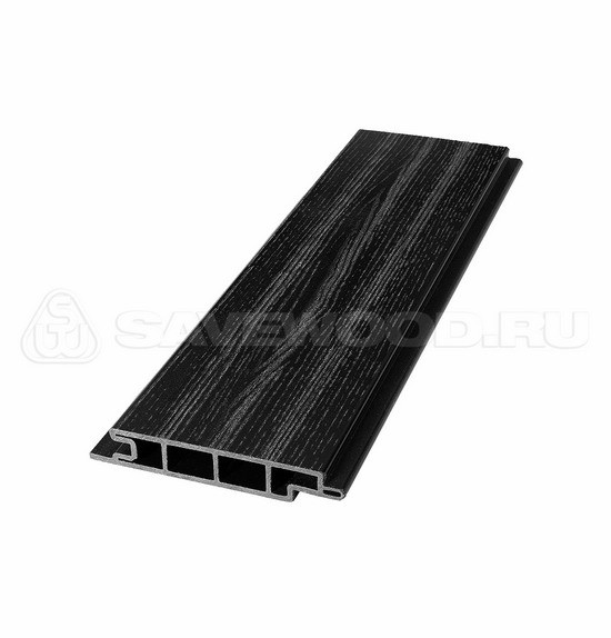 Террасная доска из ДПК SW Padus радиальный распил «SaveWood» черный купить в Ижевске